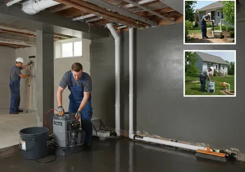 Basement Waterproofing and Flood Prevention process in Ridgecrest, FL